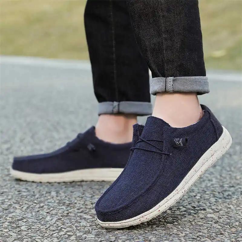 Fall Round Toe Ergonomic Shoes Flats Sheos For Men Original Casual Men's Sneakers Sports Brands Latest Trainners Mobile