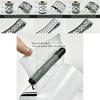 Durable Pvc Self-adhesive Wall Border Sticker Waterproof Vinyl Wallpaper Blackwhite 5/10m