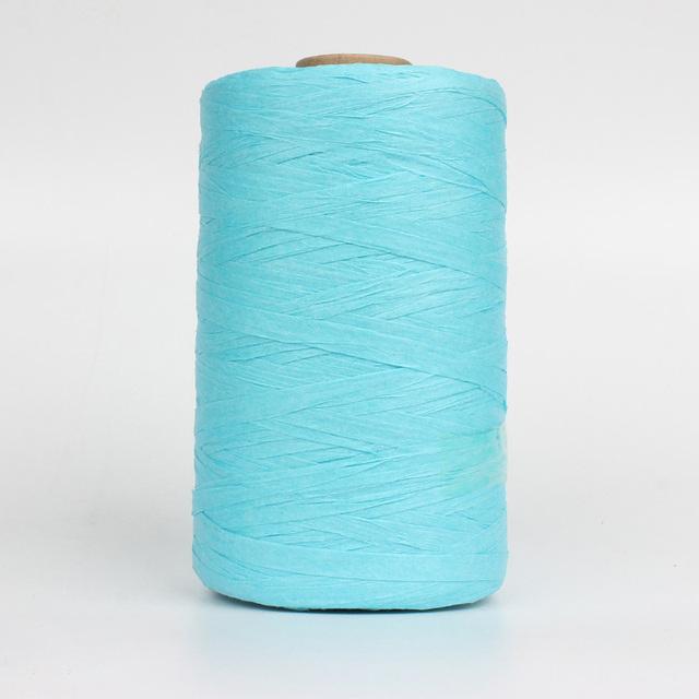 280-300 Meters Raffia Yarn For Hand Knitting Summer Raffia Straw Hats Bags Crochet Yarn Handmade Craft Knit Yarn Thread 24 Color
