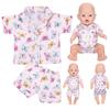18-Inch American Girl Doll Pajamas 43CM Shaff Doll Cute Fruit Children's Pajamas