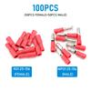 50pair 100pcs Crimp Terminal Electric Quick Splice Wire Terminals Connector Crimp Bullet terminal for 22~10AWG Audio Wiring