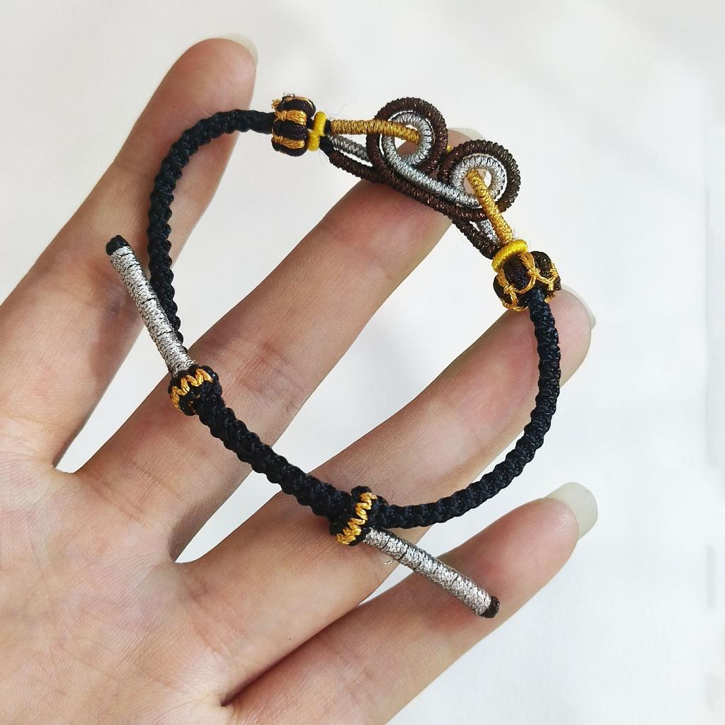 Bohemian Color Ethnic Style Hand-Woven Beaded Bracelet French Holiday Style Adjustable Bracelet Summer