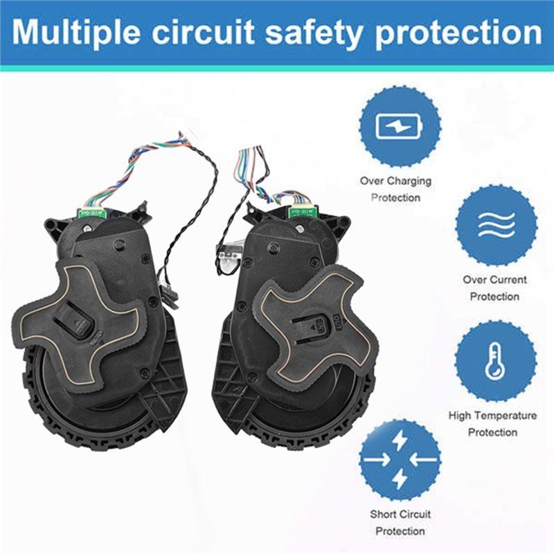 A83G-Left & Right Drive Wheel Assembly For Dreame X40 Ultra Enhanced Version Vacuum Cleaner Replacement Parts Vacuum Wheels