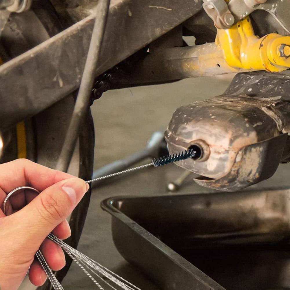 Carburetor Cleaning Kit With Wires Needles Brushes Pick Stainless Steel Torch Tip Cleaner For Carbon Dirt Jet Remove
