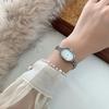 Ladies Vintage Luxury Quartz Watch Alloy Thin Bracelet Oval Dial Elegant Lady Commuter Ellipse Watches Gold Wristwatch Gift