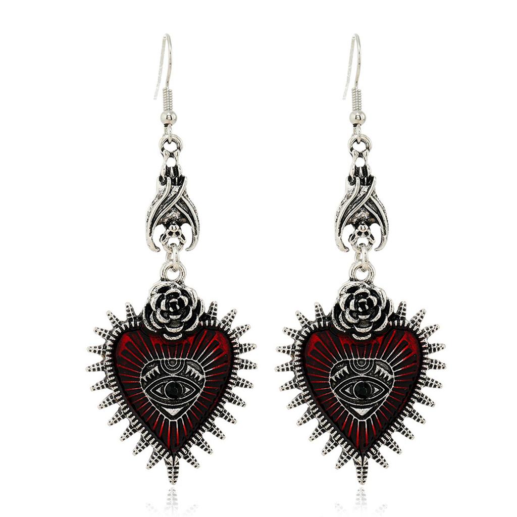 Boucles d'Oreilles Diamant Œil du Diable Amour Personnalisé