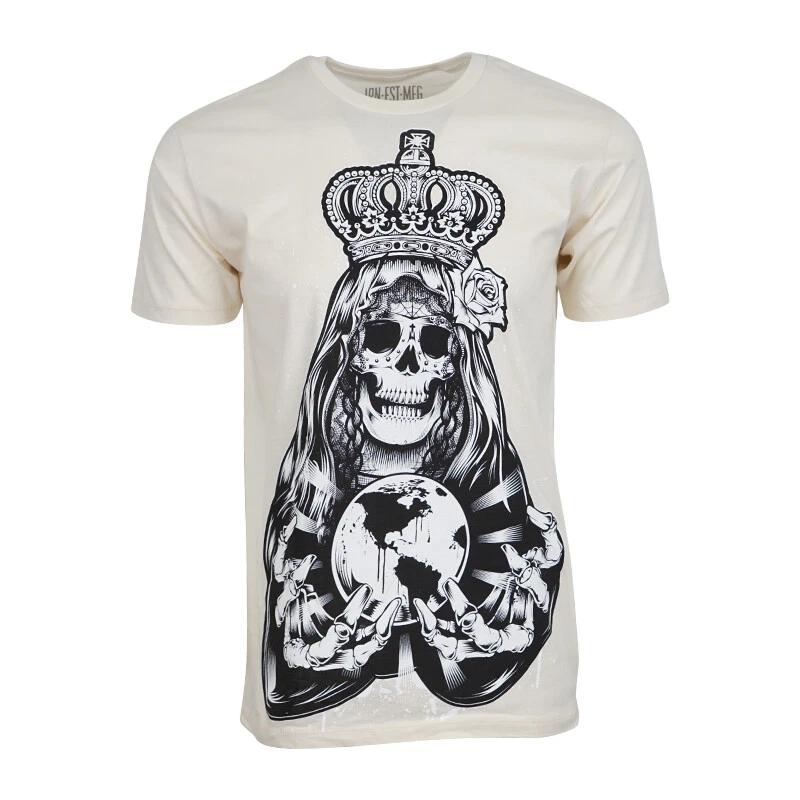 Iron Fist T Shirt Global Powers Unisex Beigh Tee S