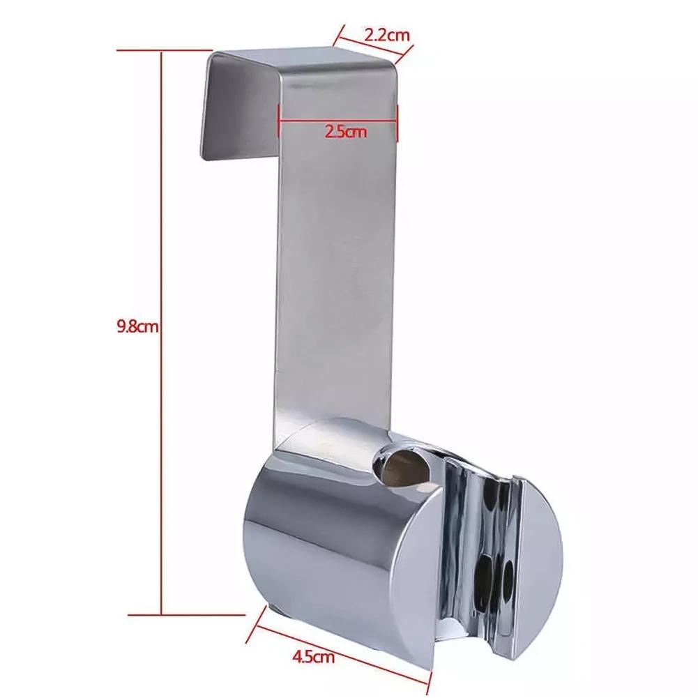 1pcs Stainless Steel Holder Hook Hanger Bidet Sprayer Holder Toilet Bathroom Attachment Hanging Bracket For Hand Shower