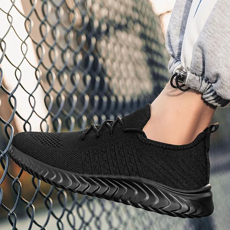 Summer Lightweight Men Running Sport Shoes Classical Mesh Breathable Casual Shoes Fashion Sneakers Athletic Anti Slip Sneakers
