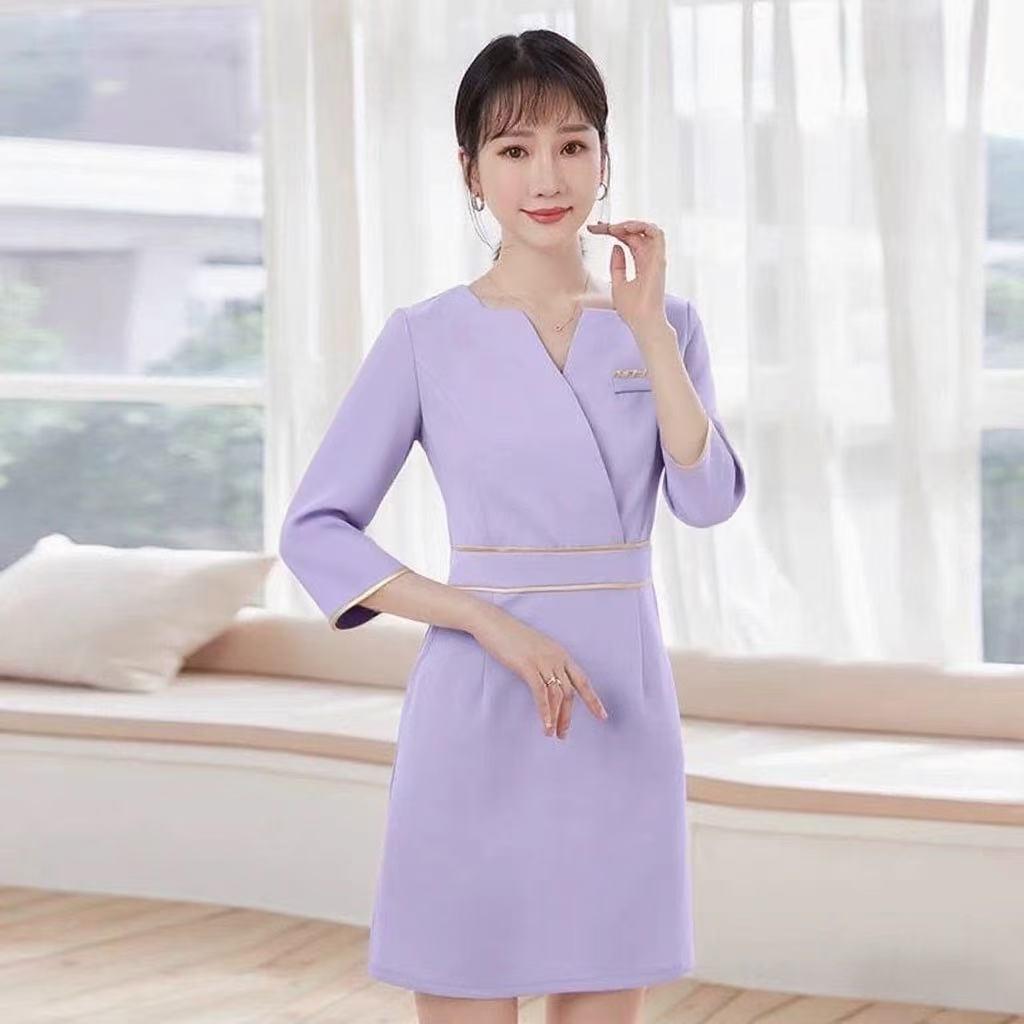 Summer Spa & Salon Technician Uniform for Beauty, Nail Art, Massage, and Skin Care