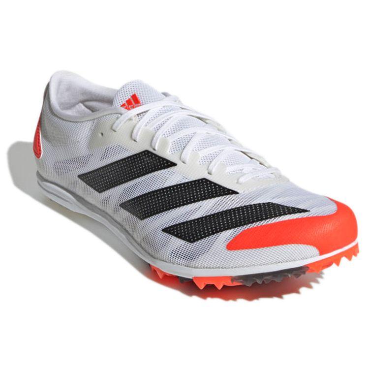 Adidas Adizero XCS White Solar Red Unisex Sneakers Cloud-White Core-Black FY4089