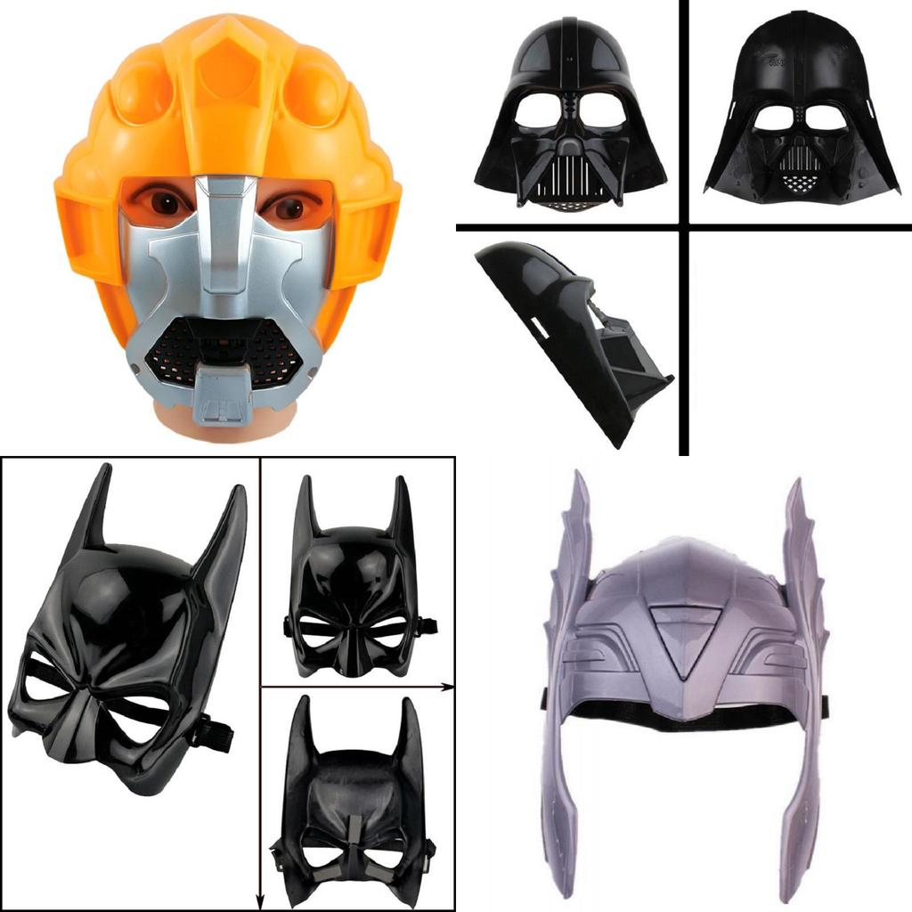 Пластикова маска шолома Тора для дорослих, унісекс, для маскарадних вечірок на Хелловін**