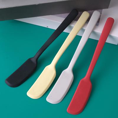 Spatola in Silicone per Alimenti Resistente al Calore Ergonomica Manico Lungo per Pane Tostato Burro Formaggio Dessert Marmellata Crema Spargitore Strumento Gadget da Cucina