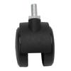 4pcs Swivel Caster Wheels 360 Degree Rolling Uniform Force Double Wheel Design Caster Wheels for Desks Cabinets Shelves
