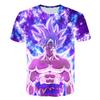Children's Dragon Ball Series 3D Digital Printed Boys' Street Trendy Round Neck Short Sleeved T-shirt