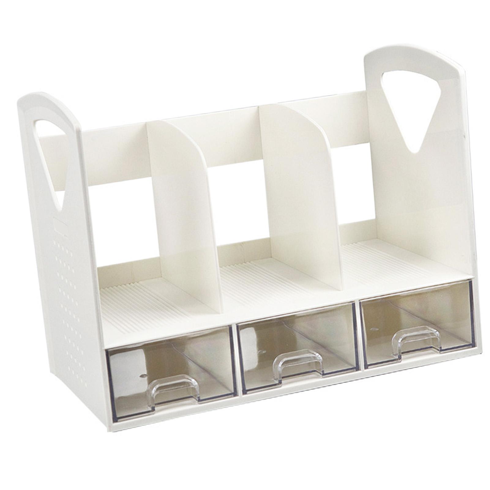 Подставка для журналов держатель для книг настольная полка для книг из АБС-пластика с ящиком для спальни и офиса 2690₽