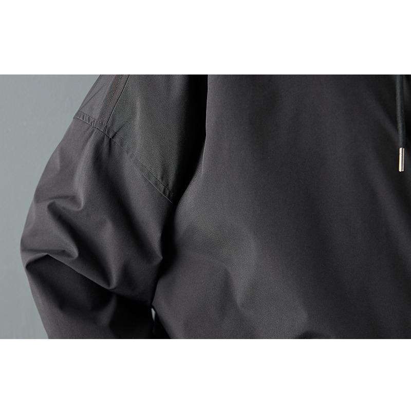 DIMANAF 2025 Plus Size Autumn Winter Plus Size Women Coat Long Sleeve Jackets Casual Loose Outerwear Black Zipper