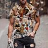 Summer Funny Casual Style For Men 3D Printed Men's T Shirts Fashion O-Neck Short Sleeve Sportswear Streetwear Oversized Tops