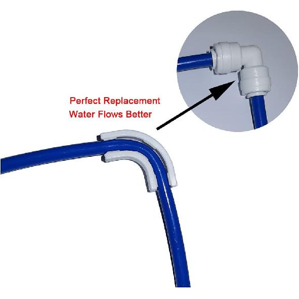 1/4-inch Flow Bend Clip 25pcs,+3/8-inch Flow Bend Clip 25pcs, Tube Flow Bend Clip,Conduit Elbow.