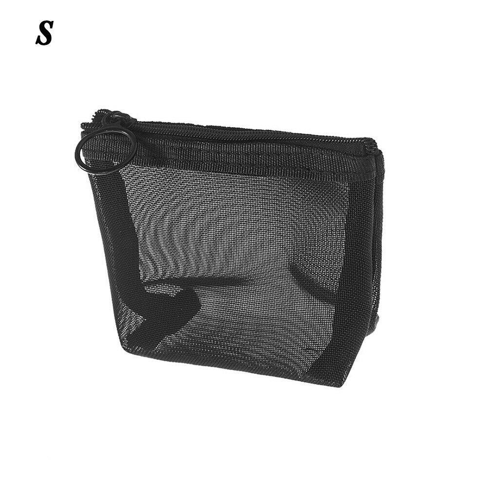 

Zipper Mesh Package Wash Pouch Toiletry Pouch Storage Bags Makeup Bags Cosmetic Pouch Bathing Bags 12cm