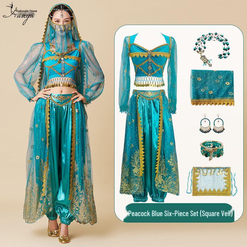 Halloween Jasmine-Inspired Adult Dance Costume Set