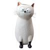Lifelike Cat Figurine Quirky Vase, Cute Resin Flower Holder for Desk Shelf, Mini Planter Dried Flowers, Creative Home Decor Ornament,