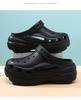 Women's Outdoor Anti-Slip Odor-Resistant Thick-Soled Height-Boost Color-Block Sandals & Summer Slippers