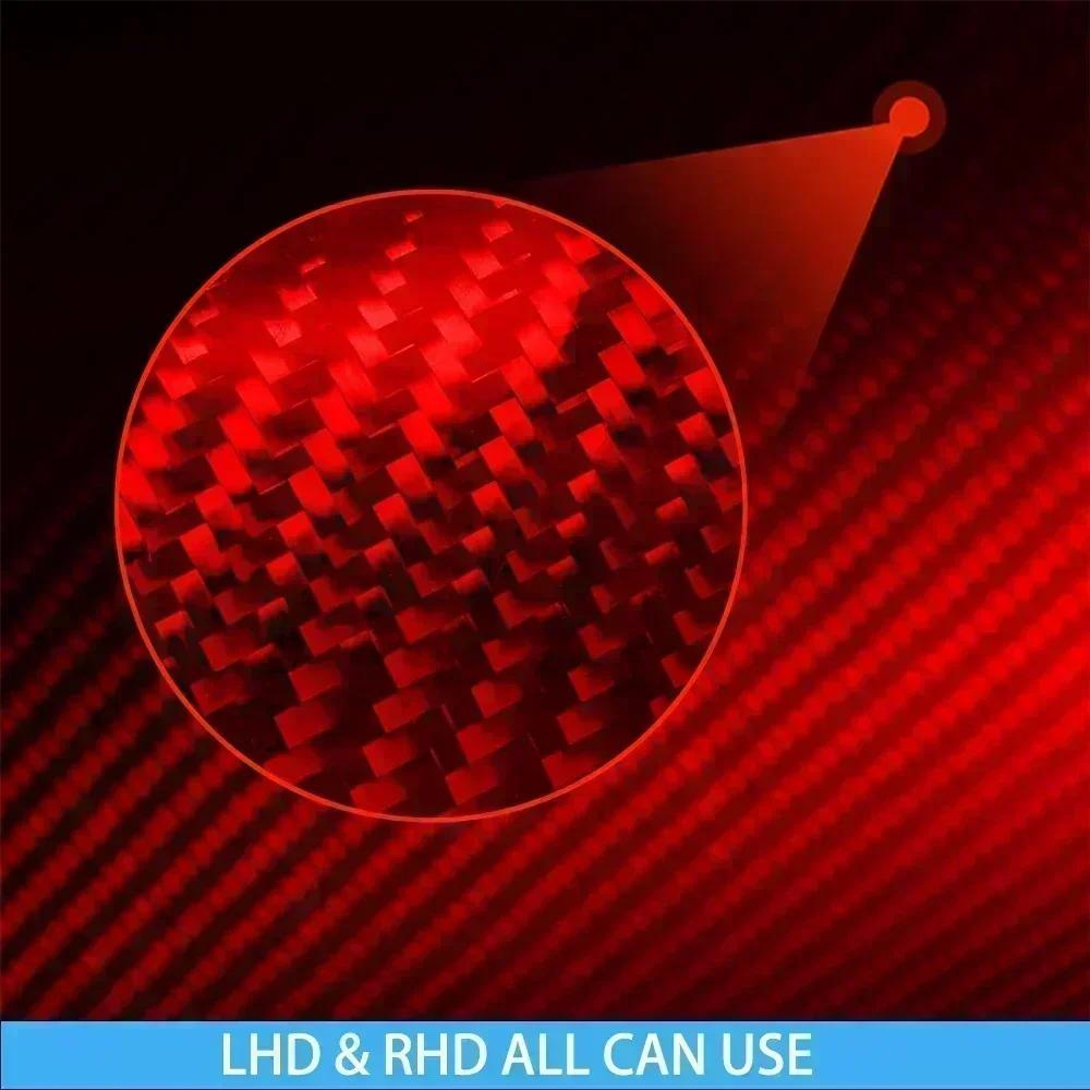 Carbon Fiber Car Accessories Driver Wheel Decorative Modified Interior Cover Sticker Trim For Lexus IS250 IS350 300H 2013-