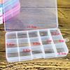 10/15/24 Grids Compartments Plastic Box Jewelry Bead Storage Container DIY Organizer Beads Bracelet Jewelry Boxes Tool Parts Box