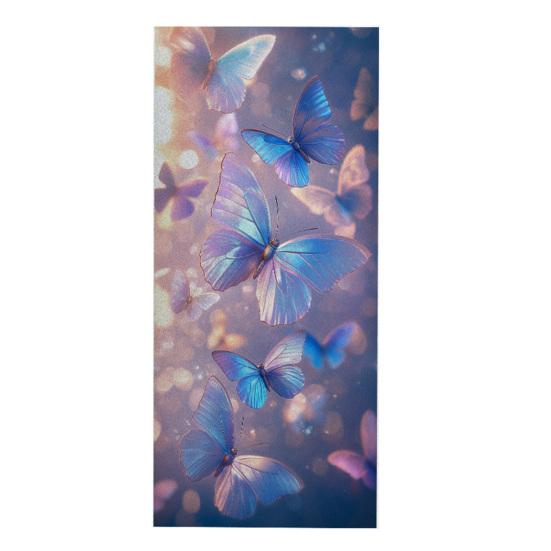 Window Privacy Film Glass Static Opaque Privacy Sticker Adhesive-Free Film Retro Colored C