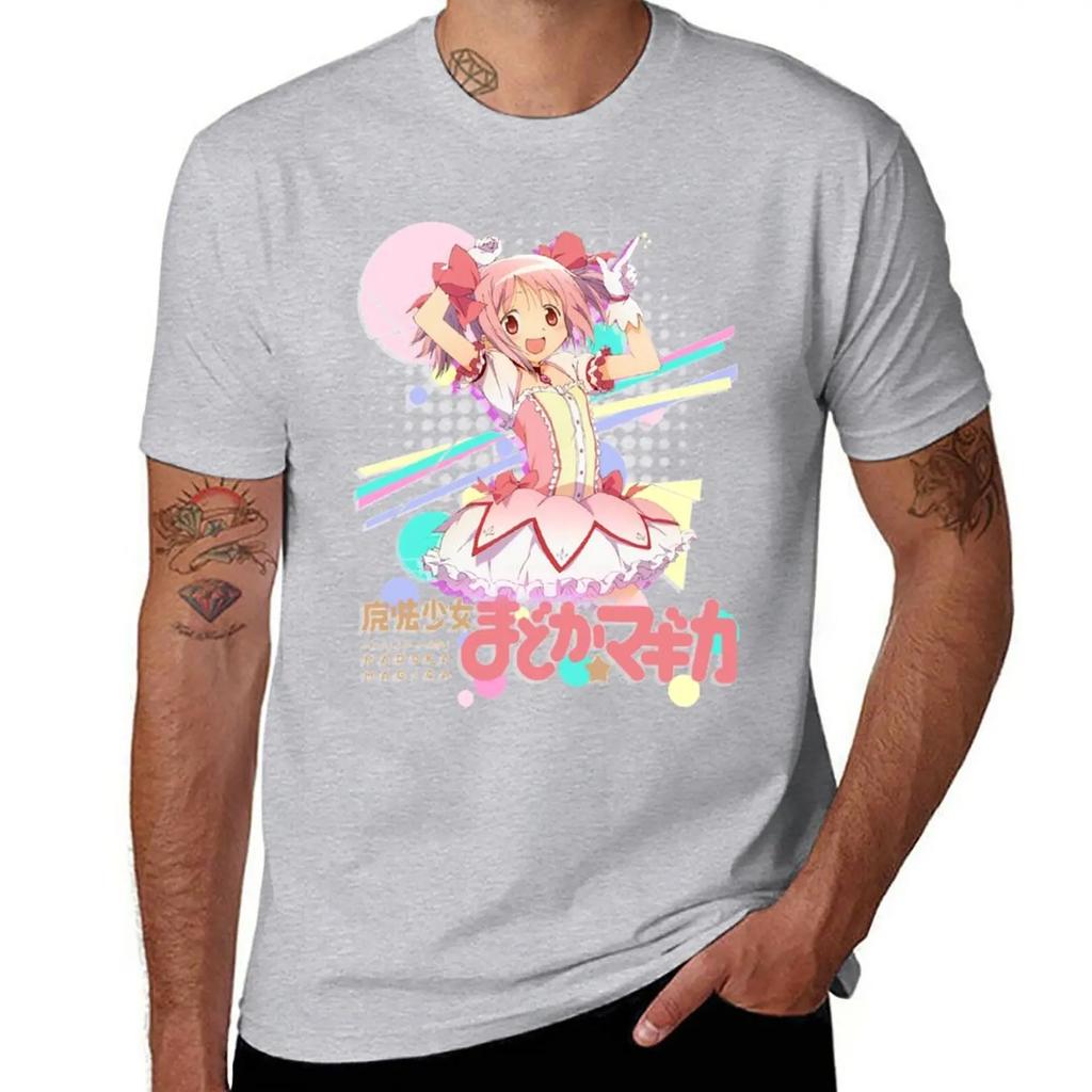 Madoka Magica~ T-Shirt oversizeds vintage korean fashion tops cotton t shirts
