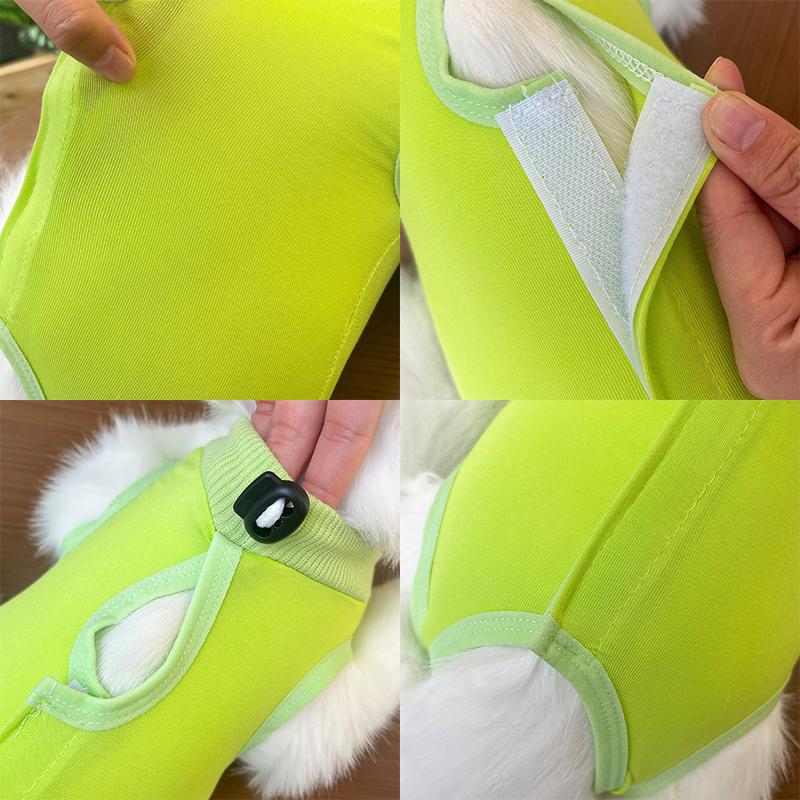 D5 Dog Cat Vest  Pet Shirt Cats Surgery Recovery Suit Small Medium Soft Pajama After Surgery Wear Recovery Clothes Anti Licking