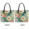  Floral Daisy Tote Bag Fashion Casual Large Capacity Women Shoulder Shopping Handbag