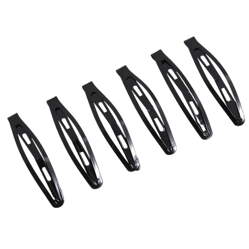 6pcs/lot Geometric Bobby Pins Wavy Hairpins Black Hair Clips Metal Barrettes Wave Hairgrips Fashion Hair Clips for Women
