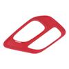 Gear Shift Panel Frame Trim Anti UV Wearproof Replacement for Dodge Challenger 2015‑2021Red