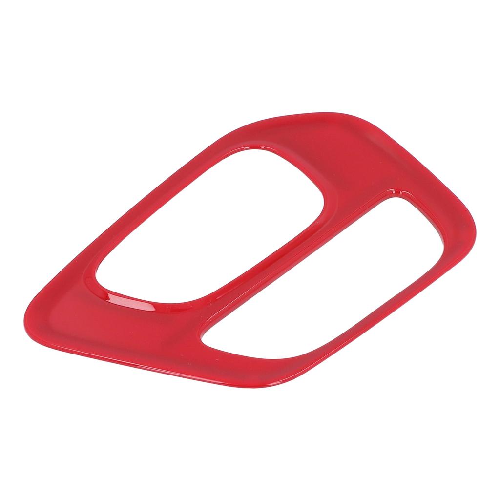 Gear Shift Panel Frame Trim Anti UV Wearproof Replacement for Dodge Challenger 2015‑2021Red