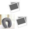 Luxurious Memory Foam U-shaped Travel Pillow With Plush Crystal Velvet Cover