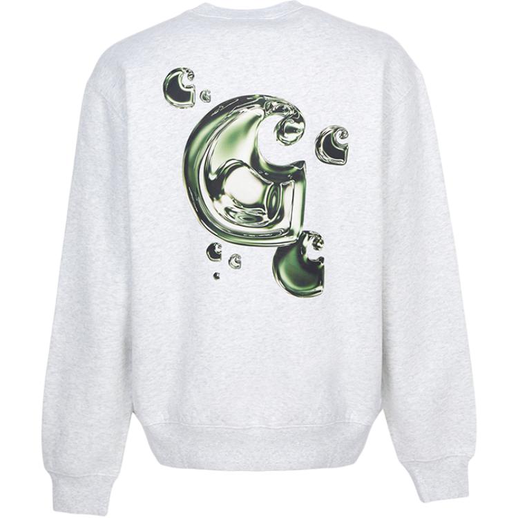 Carhartt WIP Logo Crew Neck Long Sleeve Sweatshirt Men sweatshirts I035189-482-XX