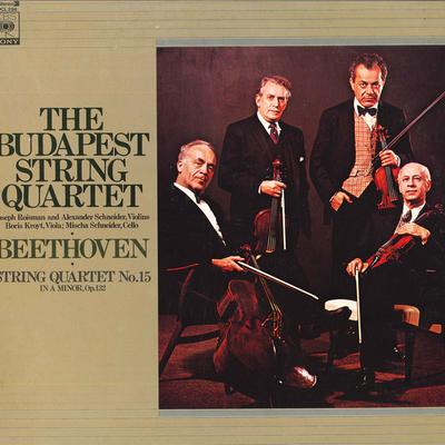 LP-skiva BUDAPEST STRING QUARTET - Beethoven : Stråkkvartett nr 15 I SOCL296 CBS SONY 1976 Japan Klassisk Begagnad