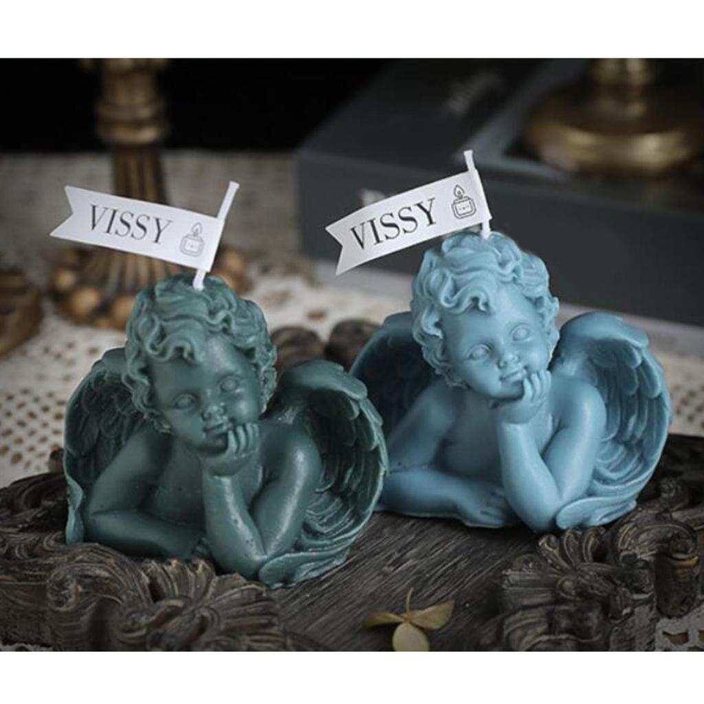 3D Cute Angel Candle Decorative Candle Bathroom Birthday Holiday Gifts 