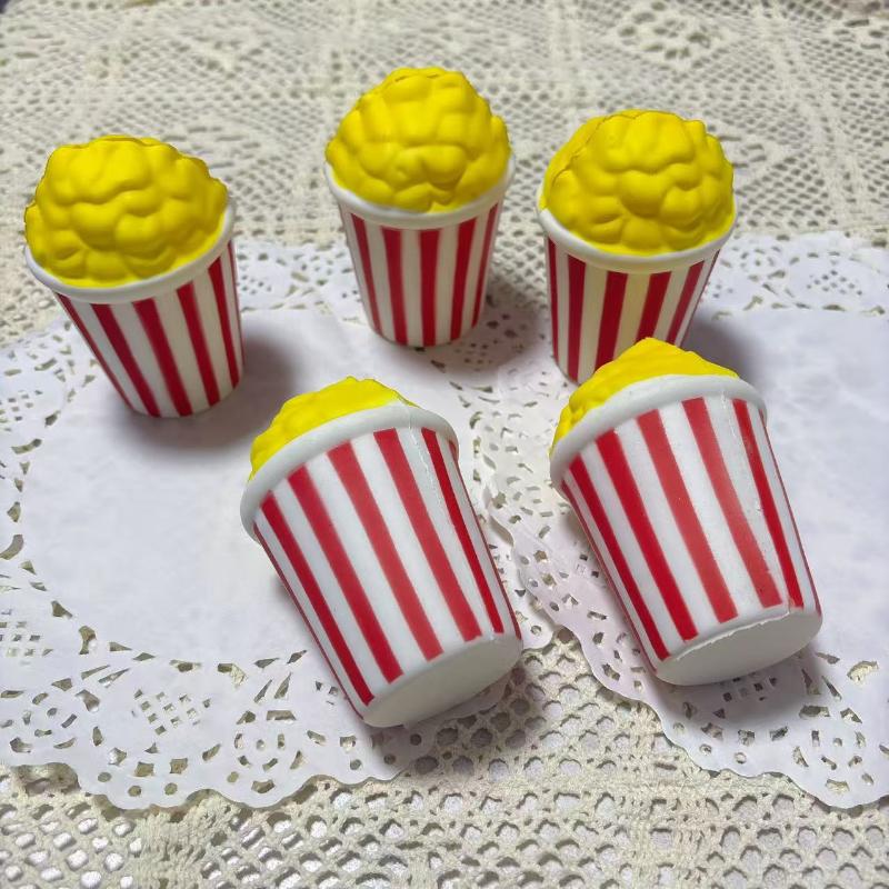 1/3 Stück Weiches Simuliertes Popcorn Quetschspielzeug Stressabbau Langsamer Rückprall Fidget Spielzeug Heimdekoration Freunde Bestes Geschenk Anti-Stress