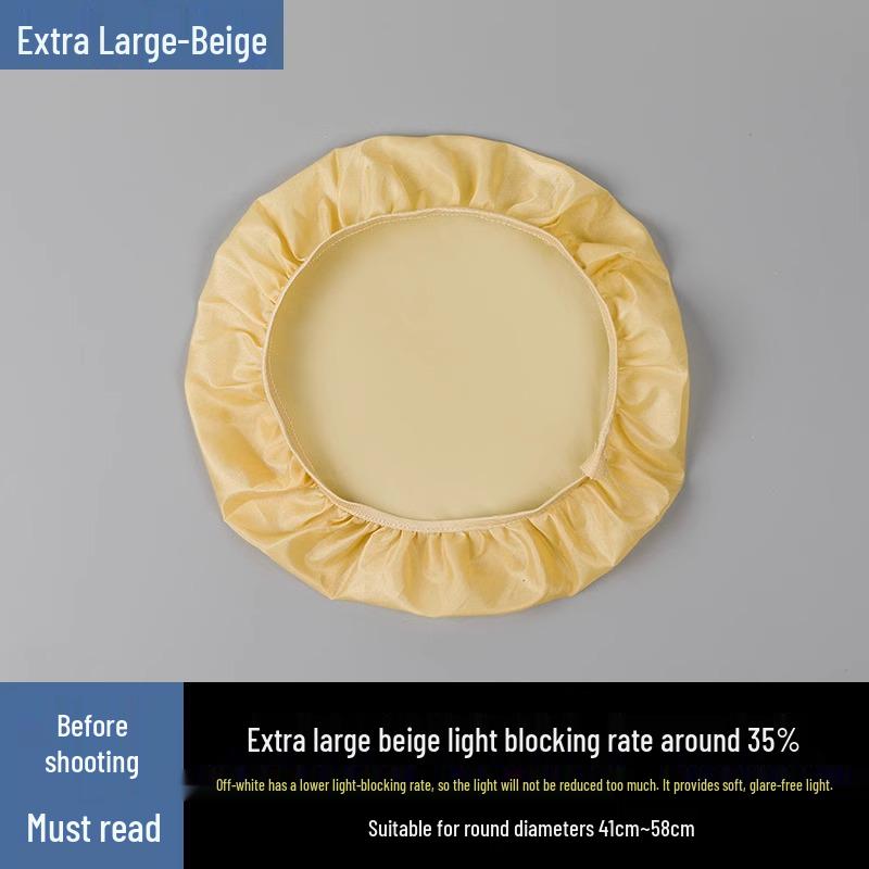 Anti-Glare Lampshade for Table and Ceiling Lamps - Parchment Film Shell Cover Lighting Accessory