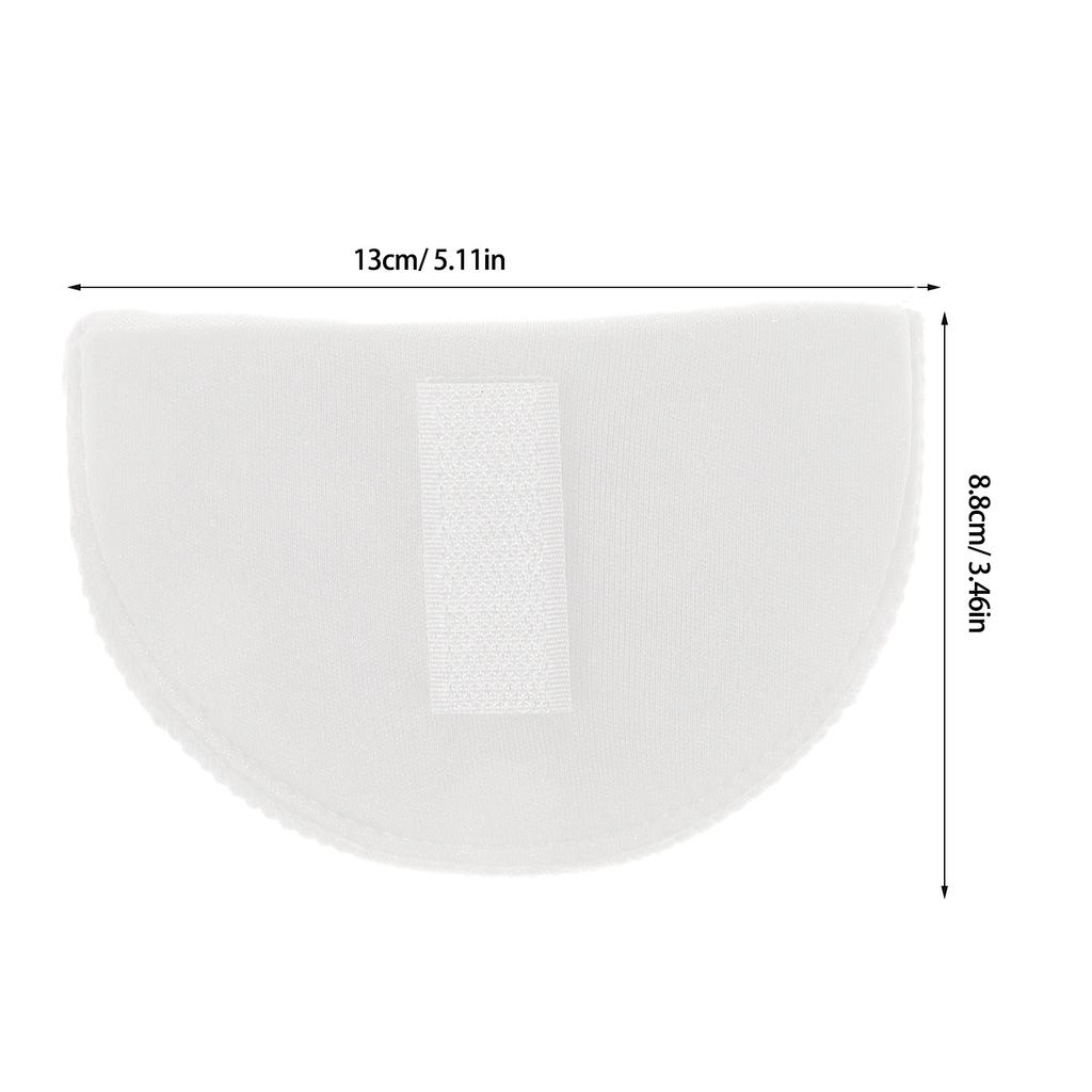 4 ks Houbové ramenní vycpávky Samolepicí Protiskluzové Šicí Pěnové Vycpávky Pro Oblek Kabát Bundu Sako Oblečení Unisex Podpůrná Vložka