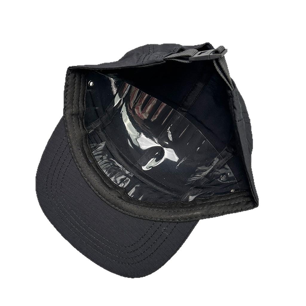 Spring And Summer Retro Quick-Drying Mountain Peak Letter Embroidered Baseball Cap Men'S And Women'S Sunshade Flat-Brimmed Breathable Cap