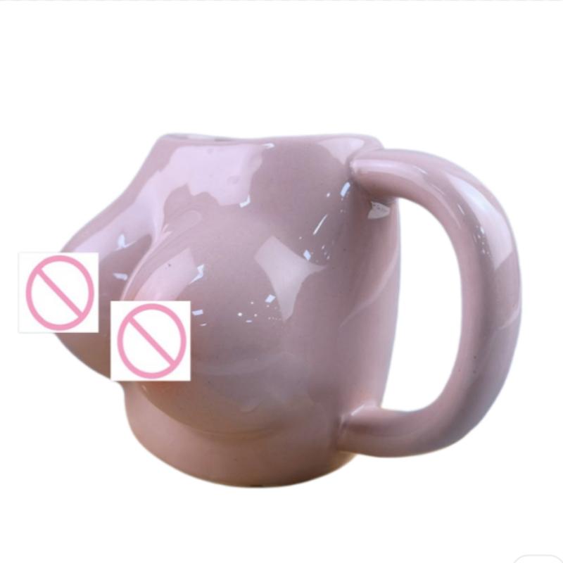 Funny Boob Penis Mugs Coffee Mug Gag Gift Novelty Ceramic Water Cup With Handle