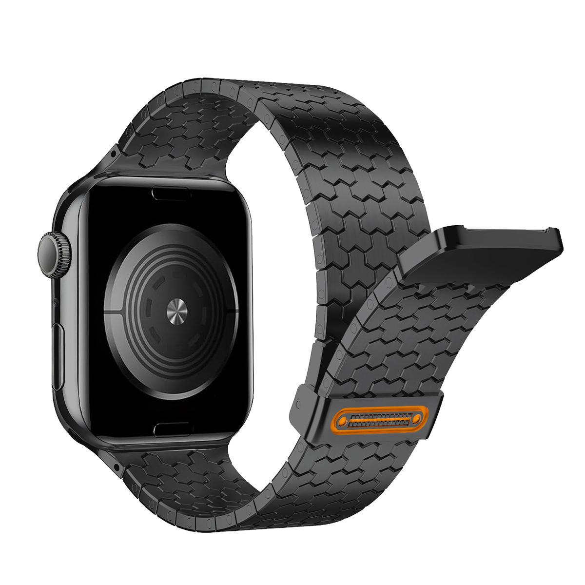 

Magnetic Bracelet for Apple Watch Band 46/45/44mm 41/40/38mm Stainless Steel Strap Iwatch Series 11 10 9 8 7 SE3 Ultra 3 49mm S123 42-44-45-46-49 чорний