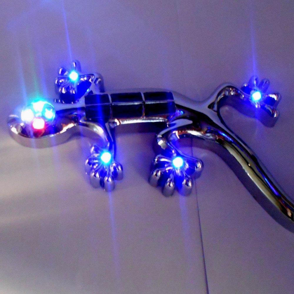 Reacts to car vibrations LED illumination luminescent sticker solar charging