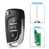 KEYYOU 434MHz ASK FSK Modified Flip Remote Key For Peugeot 407 307 For Citroen C2 C3 C4 C5 C6 C8 PICASSO CE0523 CE0536 VA2/HU83