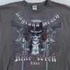 2011 Daytona Beach Bike Week Skeleton Biker T-Shirt M/L Motorcycle Florida Skull