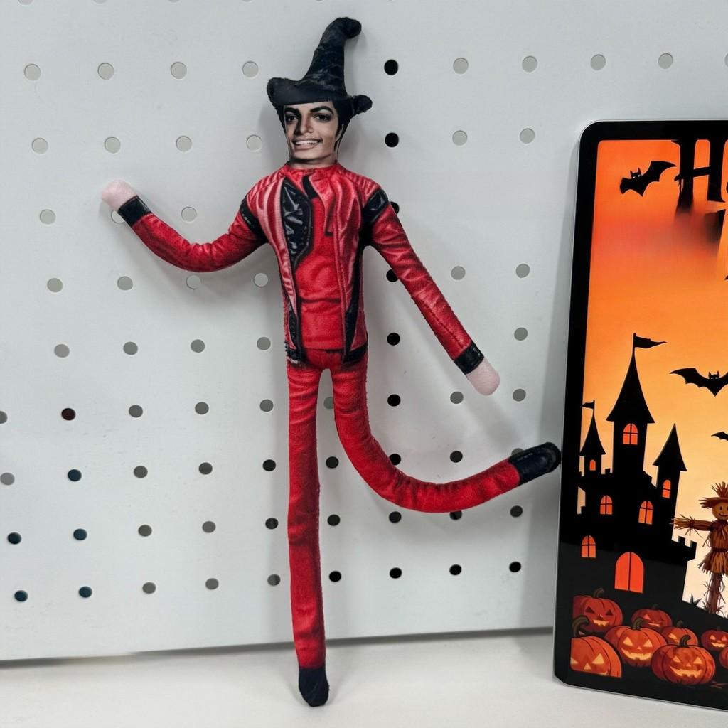Michael Jackson Halloween Plush Doll With Skeleton Frame For Collectors